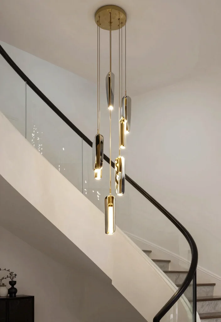 17 Staircase Chandelier Contemporary Ideas With Statement Glow - 15. Custom-Made Chandeliers 1
