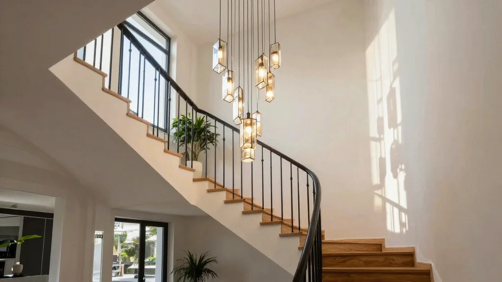 17 Staircase Chandelier Contemporary Ideas With Statement Glow