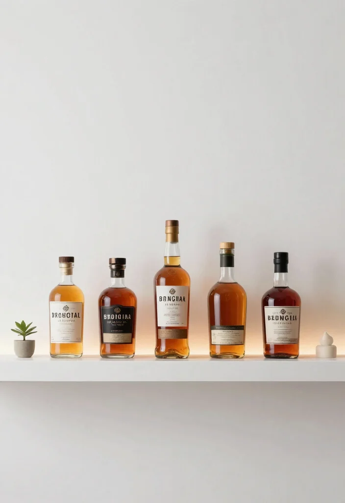 17 Whiskey Shelf Ideas With Bold Masculine Charm - 15. Minimalistic Approach 1
