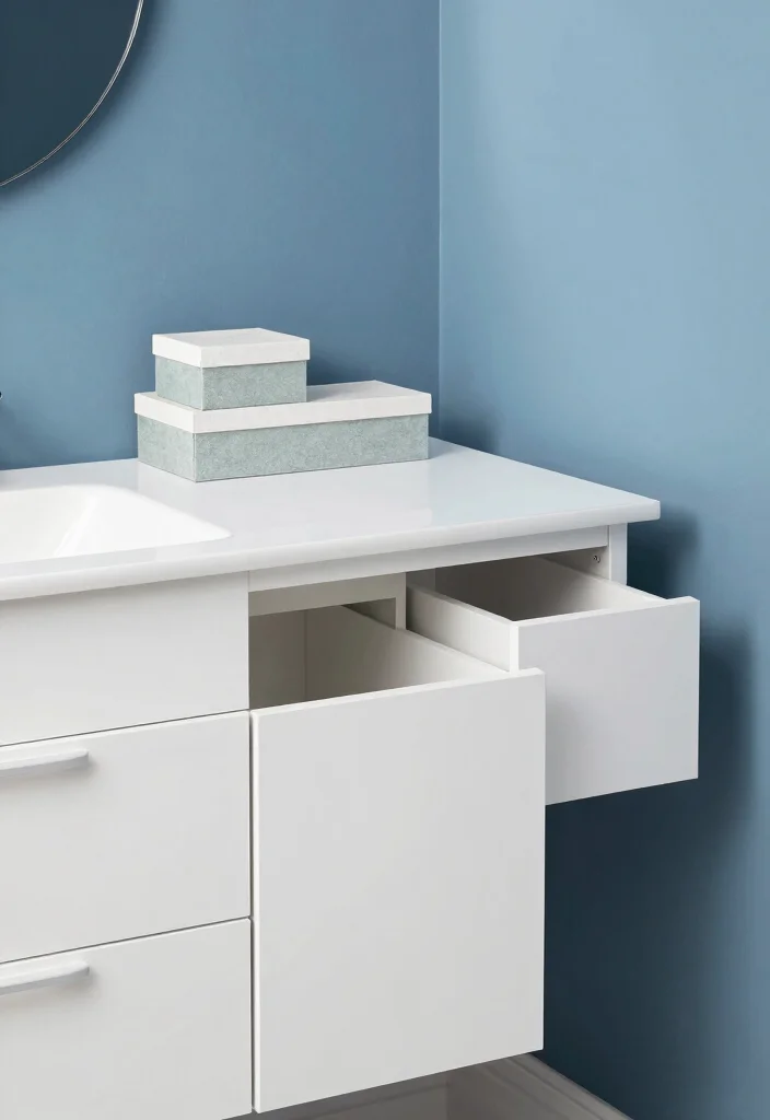 18 Bathroom Vanity and Mirror Ideas That Transform Your Space - 10. Smart Storage Solutions 1