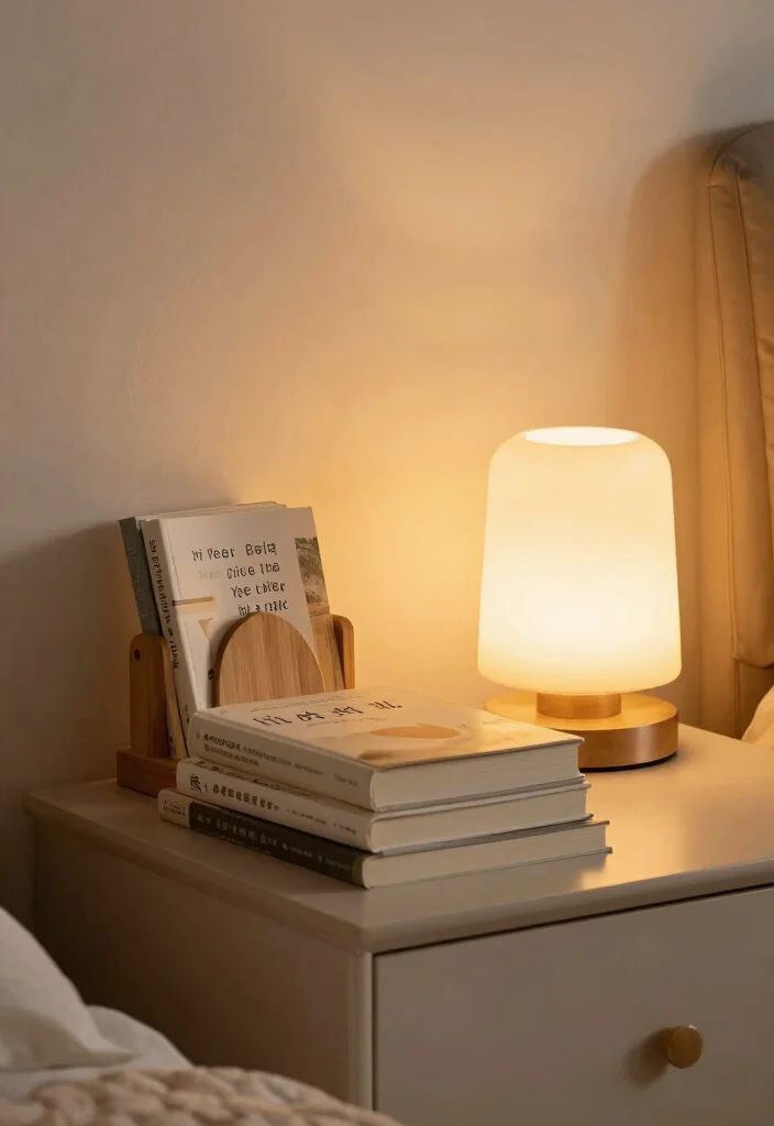 18 Nightstand Organization Ideas That Keep It Clutter Free - 11. Create a Bedside Reading Area 1