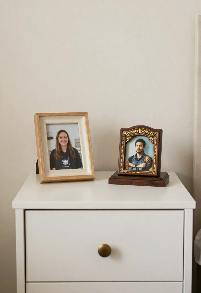 18 Nightstand Organization Ideas That Keep It Clutter Free - 13. Personalize with Meaningful Items 1