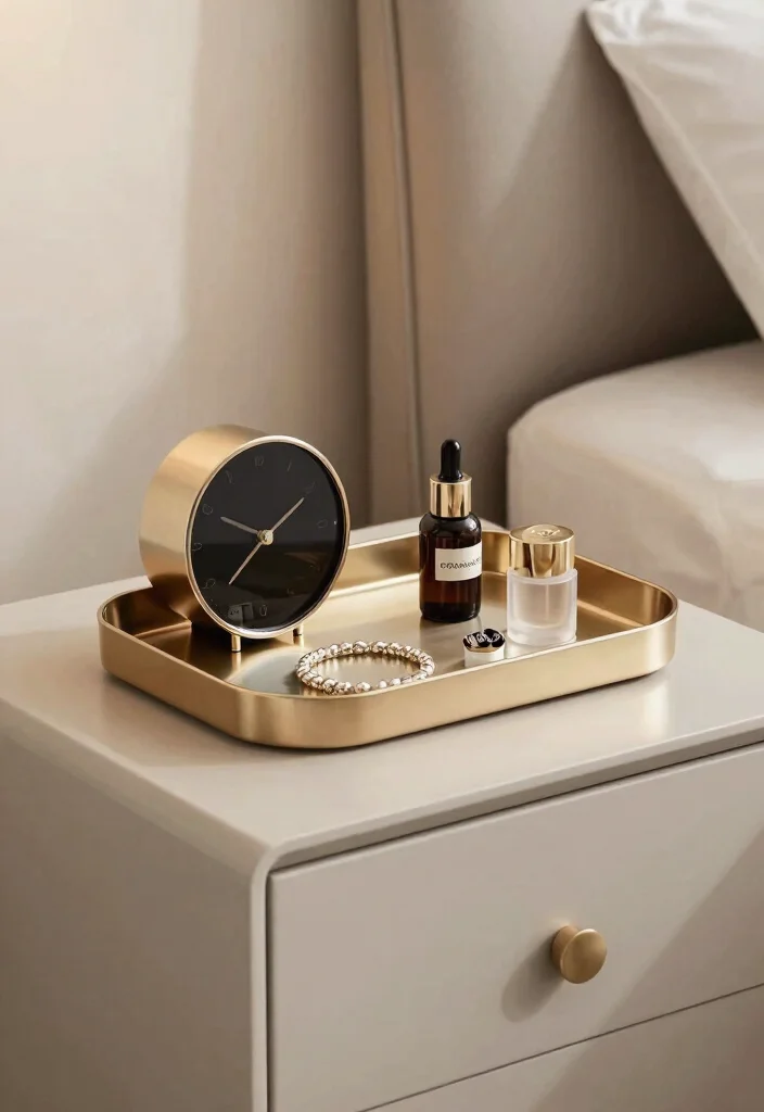 18 Nightstand Organization Ideas That Keep It Clutter Free - 2. Choose Multi-functional Accessories 1