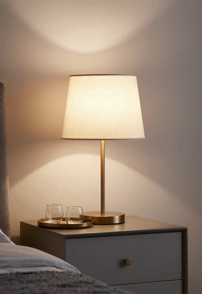 18 Nightstand Organization Ideas That Keep It Clutter Free - 7. Incorporate Light with Stylish Lamps 1