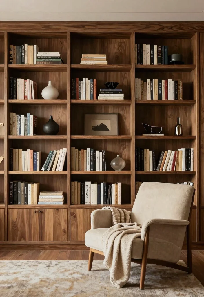 18 Small Bookshelf Ideas That Maximize Every Inch - 8. Built-in Bookshelves 1