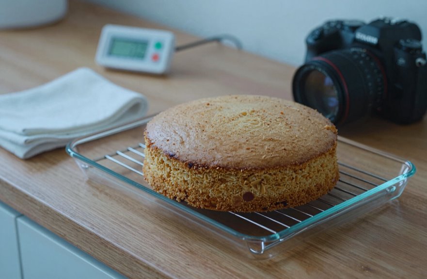 cool cake briefly refrigerate next