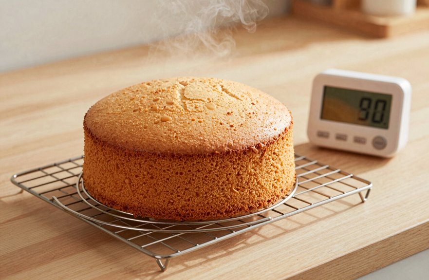 cool cakes thoroughly before frosting