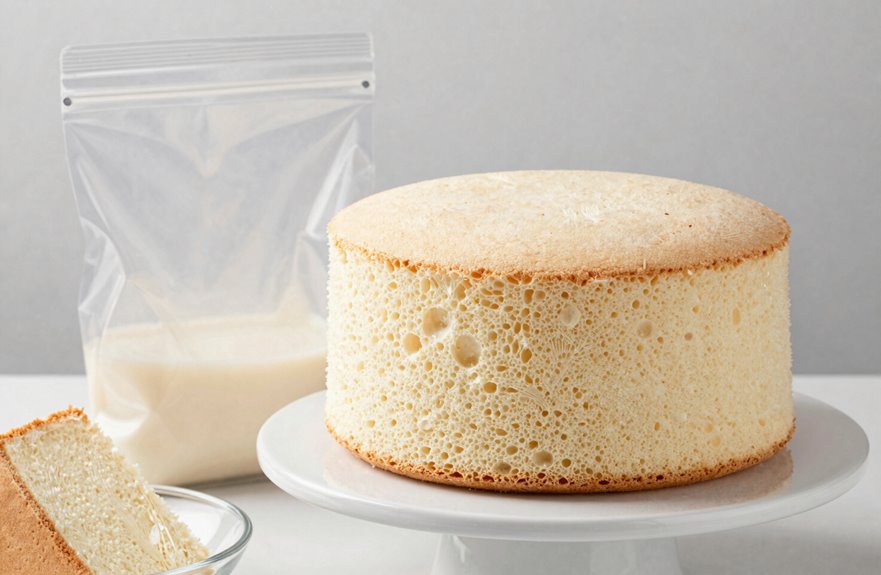 freeze angel food cake properly