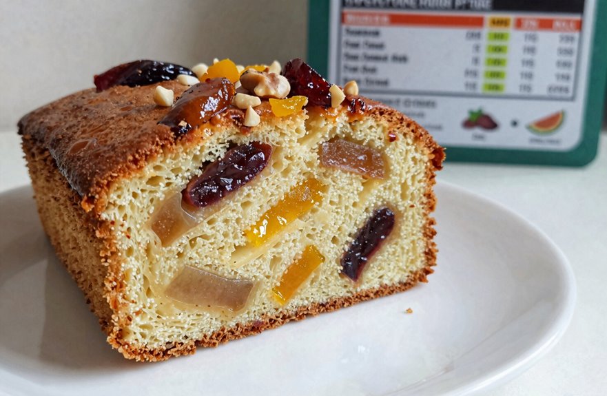 nutrition labels guide fruit cake choices