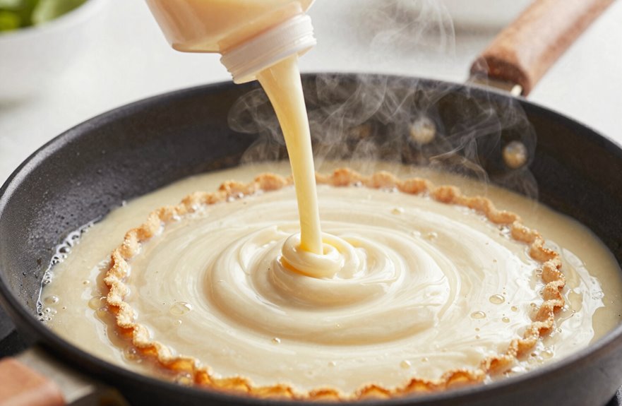 pourable vegan batter glossy perfection